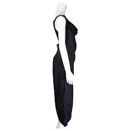 Vivienne Westwood-Deep Blue Backless Dress-Navy blue