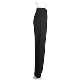 Hermès-Pantaloni dritti grigio scuro-Grigio