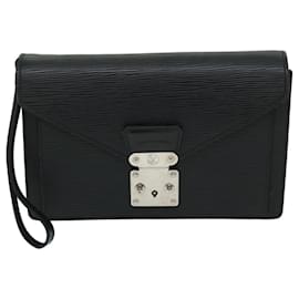 Louis Vuitton-Louis Vuitton Sellier Drangonne-Black