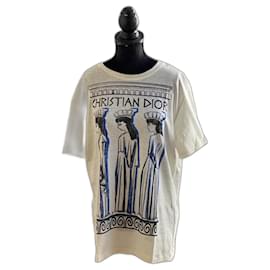 Christian Dior-Camiseta Christian Dior da coleção desfile Athens Cruise-Fora de branco