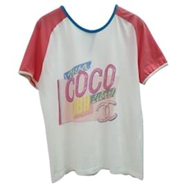 Chanel-Camiseta CHANEL Coco Cuba CC TOP-Multicolor