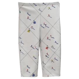 Chanel-Pantalones leggings con estampado de graffiti de esquí CC de Chanel 19K.-Multicolor