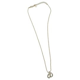 Christian Dior Collier métal Doré Auth am5774 Doré