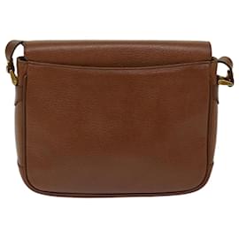 Autre Marque-Burberrys Shoulder Bag Leather Brown Auth ep3760-Brown
