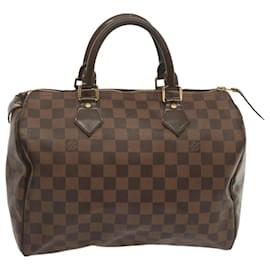 Louis Vuitton-LOUIS VUITTON Damier Ebene Speedy 30 Hand Bag N41364 LV Auth 68915-Other