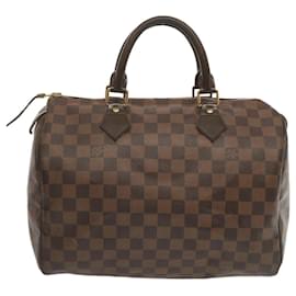 Louis Vuitton-LOUIS VUITTON Damier Ebene Speedy 30 Hand Bag N41364 LV Auth 68915-Other