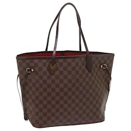 Louis Vuitton-LOUIS VUITTON Damier Ebene Neverfull MM Tote Bag N51105 LV Auth ep3146-Autre