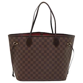 Louis Vuitton-LOUIS VUITTON Damier Ebene Neverfull MM Tote Bag N51105 LV Auth ep3146-Other