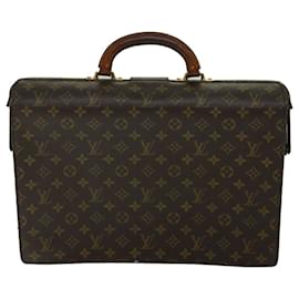 Louis Vuitton-LOUIS VUITTON Monogram Servilleta Fermoir Business Bag M53305 LV Auth th4719-Monograma
