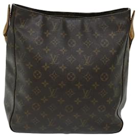 Louis Vuitton-LOUIS VUITTON Monogram Looping GM Shoulder Bag M51145 LV Auth 69565-Monogram