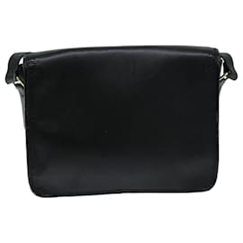 Autre Marque-Burberrys Shoulder Bag Leather Black Auth ep3768-Black