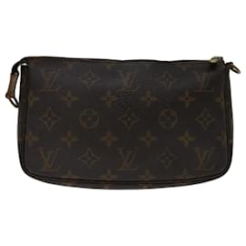 Louis Vuitton-LOUIS VUITTON Monogramm Pochette Accessoires Tasche M.51980 LV Auth 69520-Monogramm