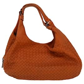 Autre Marque-BOTTEGA VENETA INTRECCIATO Tote Bag Leather Orange Auth 60176-Orange