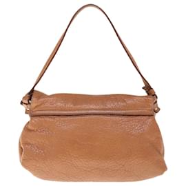 Chloé-Chloe Lily Hand Bag Leather 2way Brown Auth yk10587-Brown