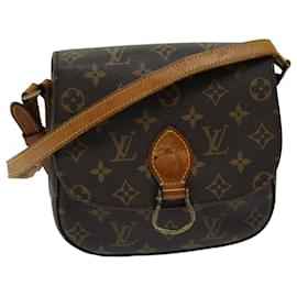 Louis Vuitton-LOUIS VUITTON Monogram Saint Cloud MM Shoulder Bag M51243 LV Auth 68931-Monogram
