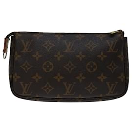 Louis Vuitton-LOUIS VUITTON Monogramm Pochette Accessoires Tasche M.51980 LV Auth 69504-Monogramm
