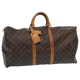 Louis Vuitton-Louis Vuitton-Monogramm Keepall 55 Boston Bag M.41424 LV Auth 68768-Monogramm