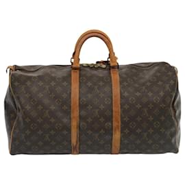 Louis Vuitton-Louis Vuitton-Monogramm Keepall 55 Boston Bag M.41424 LV Auth 68768-Monogramm