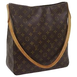 Louis Vuitton-Bolso de hombro GM con monograma y lazo de LOUIS VUITTON M51145 LV Auth 62528-Monograma