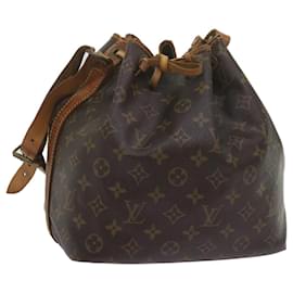 Louis Vuitton-LOUIS VUITTON Monogram Petit Noe Shoulder Bag M42226 LV Auth hk985-Monogram