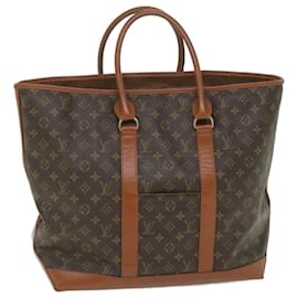 Louis Vuitton-LOUIS VUITTON Monogram Sac Weekend GM Tote Bag M42420 Auth LV 58747-Monogramme