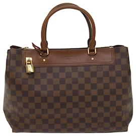 Louis Vuitton-LOUIS VUITTON Damier Ebene Greenwich Handtasche 2Weg N41337 LV Auth-Folge3128-Andere