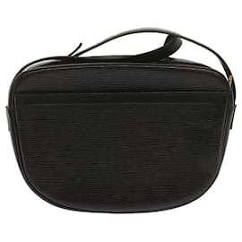 Louis Vuitton-LOUIS VUITTON Epi Jeune Fille MM Shoulder Bag Black M52152 LV Auth 68996-Black