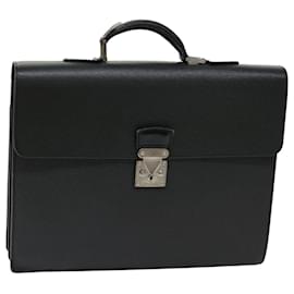 Louis Vuitton-LOUIS VUITTON Taiga Serviette Moskova Business Bag Ardoise M30032 LV Auth 69688-Grey