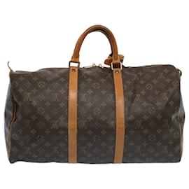 Louis Vuitton-Louis Vuitton-Monogramm Keepall 50 Boston Bag M.41426 LV Auth 68764-Monogramm