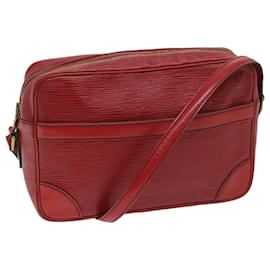 Louis Vuitton-LOUIS VUITTON Epi Trocadero 27 Shoulder Bag Red M52317 LV Auth 69285-Red