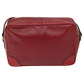 Louis Vuitton-LOUIS VUITTON Epi Trocadero 27 Bolsa de ombro vermelha M52317 Autenticação de LV 69285-Vermelho