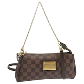Louis Vuitton-LOUIS VUITTON Damier Ebene Eva Shoulder Bag 2way N55213 LV Auth 68903-Other