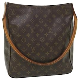 Louis Vuitton-LOUIS VUITTON Monogram Looping GM Shoulder Bag M51145 LV Auth 51240-Monogram