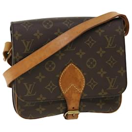 Louis Vuitton-LOUIS VUITTON Monogram Cartouchiere MM Shoulder Bag M51253 LV Auth 51166-Monogram