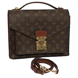 Louis Vuitton-Louis Vuitton Monogram Monceau 28 Hand Bag 2way M51185 LV Auth 52185-Monogram