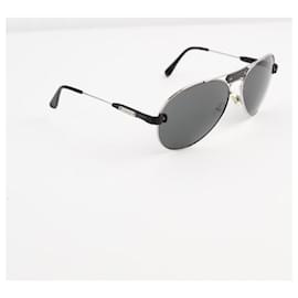 Chloé-Óculos de aviador pretos-Preto