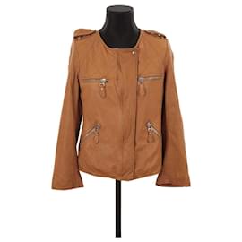 Isabel Marant Etoile-Leather coat-Brown