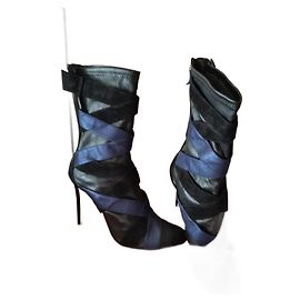 Repetto Ankle Boots Black Blue