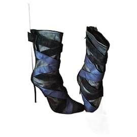 Repetto-Ankle boots-Preto,Azul