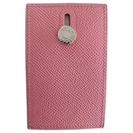 Hermès-DIABOLO card holder-Pink