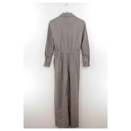 Maje-Wool jumpsuit-Brown