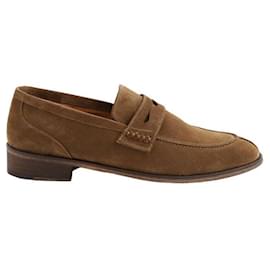 Anthology Paris-Leather loafers-Brown