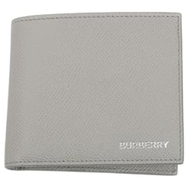 Burberry-BURBERRY Kleine Taschen, Geldbörsen und Etuis Leder-Grau