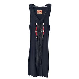Jean Paul Gaultier – Kleid mit Fransen und Logo Andere