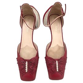 Dior Ballettschuh Rot