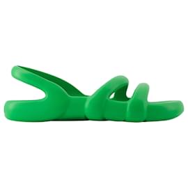 Autre Marque-Kobarah Flat Topaz Sandals - Camper - Synthetic - Green-Green