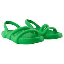 Autre Marque-Kobarah Flat Topaz Sandals - Camper - Synthetic - Green-Green