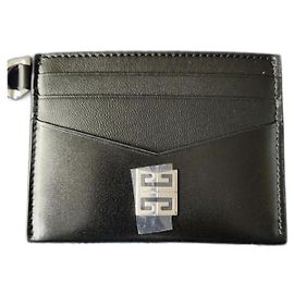 Givenchy Leather 4G card holder Box Black