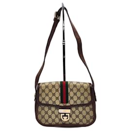 Gucci-Gucci Ophidia Shoulder Bag-Beige
