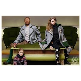 Chanel-Nova campanha de anúncios Paris / Salzburgo - Leggings de camurça-Preto